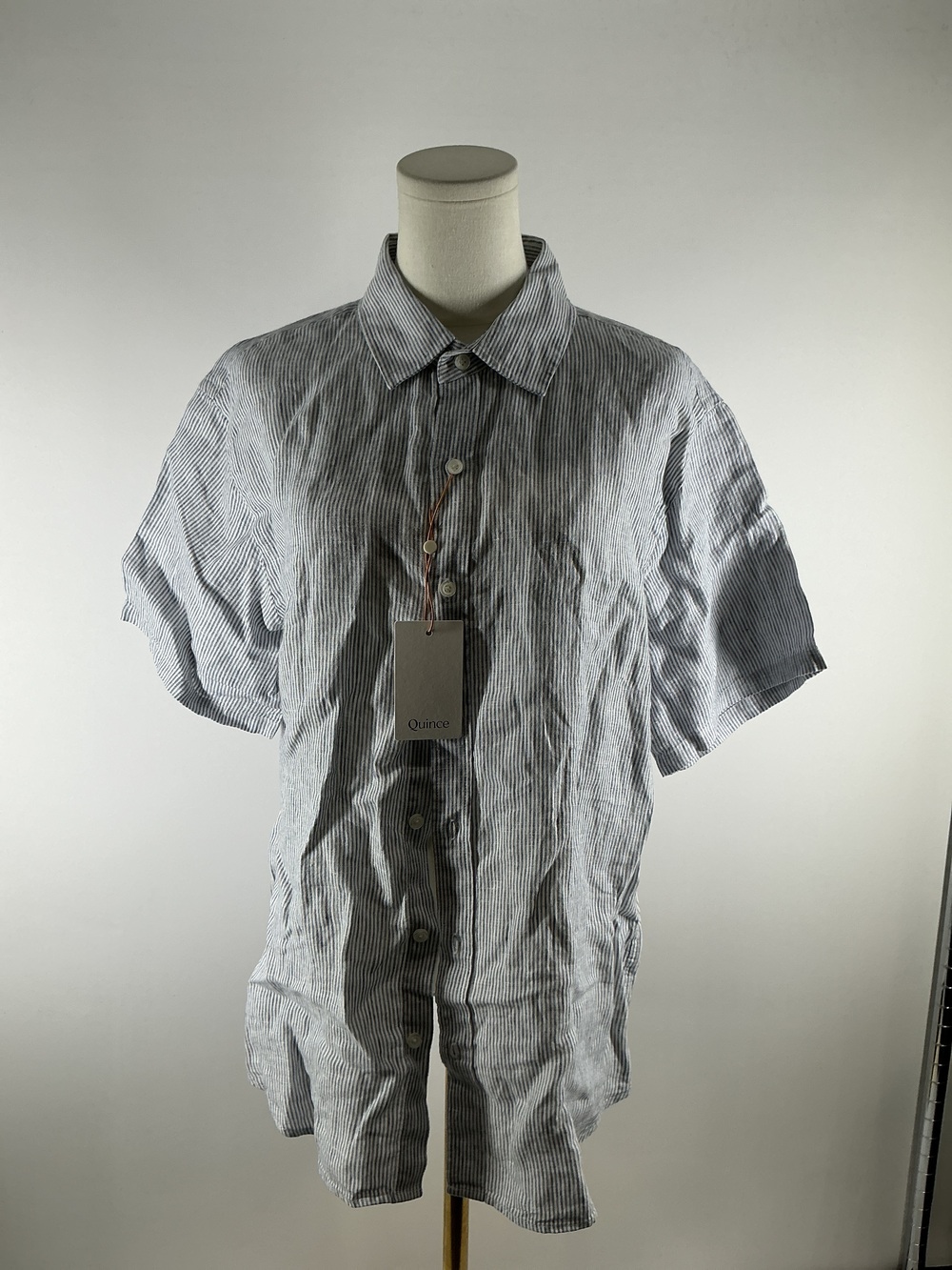 100% European Linen Relaxed Short Sleeve Shirt